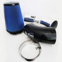 6.7 Cold Air Intake 11-16 Ford Super Duty Power Stroke Polished Oiled Filter Stage 1 No Limit Fab...