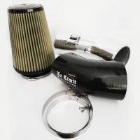 6.7 Cold Air Intake 11-16 Ford Super Duty Power Stroke Polished PG7 Filter Stage 1 No Limit Fabri...