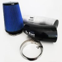 6.7 Cold Air Intake 11-16 Ford Super Duty Power Stroke Raw Oiled Filter Stage 1 No Limit Fabricat...