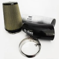 6.7 Cold Air Intake 11-16 Ford Super Duty Power Stroke Raw PG7 Filter Stage 1 No Limit Fabricatio...