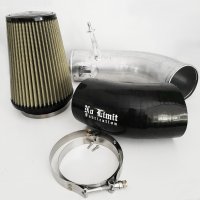 6.7 Cold Air Intake 11-16 Ford Super Duty Power Stroke Raw PG7 Filter Stage 2 No Limit Fabricatio...