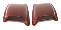 Auto Ventshade 80002 Medium 2-Piece Hood Scoop with Smooth Black Finish