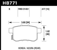 HAWK HPS 5.0 Brake Pad Sets