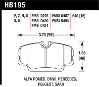 HAWK HT-10 Brake Pad Sets