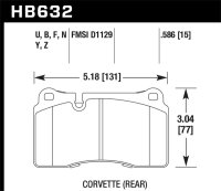 HAWK HPS 5.0 Brake Pad Sets