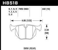 HAWK HPS 5.0 Brake Pad Sets