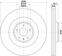 HELLA Brake Rotor