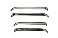 Auto Ventshade 12059 Ventshade with Stainless Steel Finish, 2-Piece Set for most 1973-1991 GM Ful...