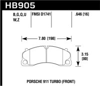 HAWK HPS 5.0 Brake Pad Sets