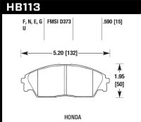 HAWK HPS Brake Pad Sets