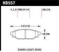 HAWK Ceramic Brake Pad Sets