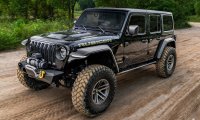 Bushwacker 11950-07 Black Hyperform Flat Style Textured Finish 4 pc Set Fender Flares for 2018-20...