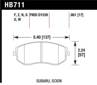 HAWK DTC-30 Brake Pad Sets