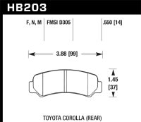 HAWK HPS Brake Pad Sets