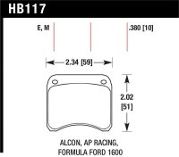 HAWK Black Brake Pad Sets