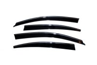 Auto Ventshade 794011 Low Profile Ventvisor Side Window Deflector with Chrome Trim, 4-Piece Set f...