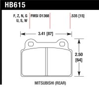 HAWK HPS Brake Pad Sets