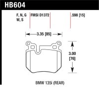 HAWK DTC-30 Brake Pad Sets