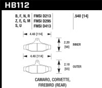 HAWK Blue 9012 Brake Pad Sets