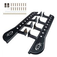 FJ Cruiser APEX Rock Sliders Black Powdercoat with Fill Plates 06-14 Toyota FJ Cruiser All Pro Of...