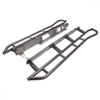 Tacoma Rock Sliders Bare without Fill Plates 05-Present Toyota Tacoma Access Cab Long Bed/Double ...