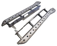 Tacoma APEX Rock Sliders Bare with Fill Plates 05-Present Toyota Tacoma Double Cab Long Bed All P...