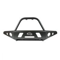 95-04 Toyota Tacoma APEX Front Bumper with Center Hoop Black Powdercoat Steel All Pro Off Road