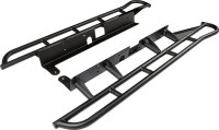 15-22 Chevy Colorado and 15-22 GMC Canyon HD Rock Sliders Short Bed Black Powdercoat All Pro Off ...