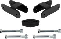 15-22 Chevy Colorado and 15-22 GMC Canyon Rear 2 Inch Lift Shackles Black Powdercoat All Pro Off ...