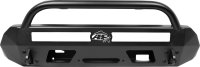 16-23 Toyota Tacoma Low Profile Front Bumper Aluminum Black Powdercoat Center Hoop All Pro Off Ro...