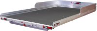 Slide Out Truck Bed Tray 2200 lb capacity 75% Extension 8 Bearings  Alum Tie-Down Rails Plywood D...