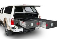 Cargo Locker Base 9 Inch Dual Drawer System 99-Pres Ford Super Duty F250/F350 Short Bed Cargo Eas...