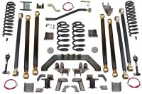 Jeep Wrangler 5.5 Inch Pro Series 3 Link Long Arm Lift Kit W/Rear 5 Inch Stretch 1997-2006 TJ Cla...