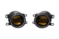 Elite Series Fog Lamps for 2012-2014 Lexus IS250C A/T Convertible Pair Yellow 3000K Diode Dynamic...