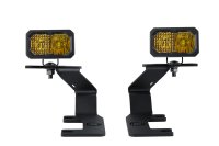 Stage Series 2in LED Ditch Light Kit for 2015-2021 Chevrolet Colorado, Sport Yellow Combo Diode D...