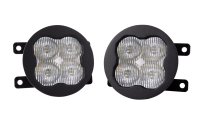 SS3 LED Fog Light Kit for 2013-2016 Ford Fusion White SAE Fog Pro w/ Backlight Diode Dynamics