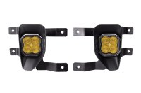 SS3 LED Fog Light Kit for 2019 Chevrolet Silverado 1500 LD Yellow SAE Fog Max w/ Backlight Diode ...