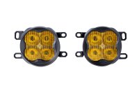 SS3 LED Fog Light Kit for 2010-2016 Toyota Sienna, Yellow SAE Fog Sport with Backlight