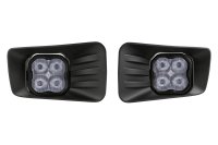 SS3 LED Fog Light Kit for 2007-2015 Chevrolet Silverado, White SAE Fog Pro with Backlight Diode D...