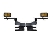 Stage Series Ditch Light Kit for 2017-2022 Ford Super Duty, C2 Sport Yellow Combo Diode Dynamics