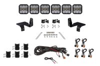 SS5 6-Pod CrossLink Grille Lightbar Kit for 2020-2022 Super Duty, Sport White Combo Diode Dynamic...