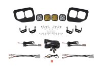 SS3 LED Fog Pocket Kit for 2020-2022 Ford Super Duty, Yellow Pro Diode Dynamics