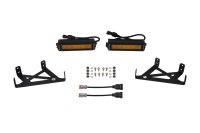 SS6 LED Fog Light Kit for 2020-2022 Ford Super Duty, Amber Wide Diode Dynamics