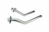 67-69 Mustang Exhaust Manifold Down Pipe 2.5 in Standard Manifold Hardware Not Incl Natural 409 S...