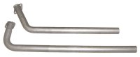 Exhaust Manifold Down Pipe 78-88 G-Body Chevy Small Block 2.5 in 3 Bolt Hardware Not Incl Natural...