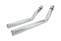 Exhaust Manifold Down Pipe 64-81 Chevy Small Block 3 Bolt Hardware Not Incl Natural 409 Stainless...