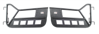 Jeep TJ Front Tube Doors 97-06 Wrangler TJ Black Textured Powdercoat Steel Fishbone Offroad