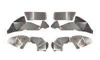 Jeep JL Inner Fenders For 18-Current Wrangler JL Front/Rear Set of 4 Aluminum Raw Fishbone Offroa...