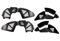 Jeep JL Inner Fenders For 18-Current Wrangler JL Front/Rear Set of 4 Aluminum Black Powdercoat Fi...