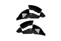 Jeep JL Inner Fenders For 18-Current Wrangler JL Rear Pair Aluminum Black Powdercoat Fishbone Off...